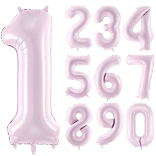 Siffra Folieballong Pastellila 72 cm
