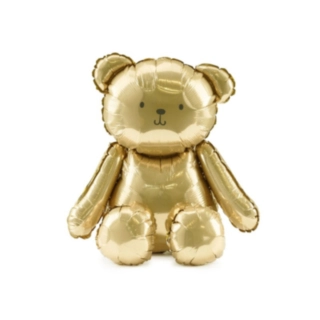 Nalle Folieballong Guld