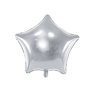 Stjärna Folieballong Silver