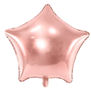 Stor Stjärna Folieballong Roséguld