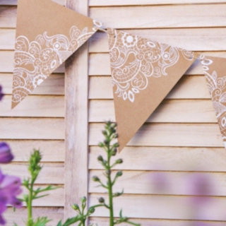 Rustic Country Vimpelgirlang