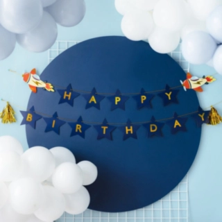 Flygmaskin Happy Birthday Girlang