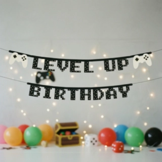Level Up Birthday Girlang