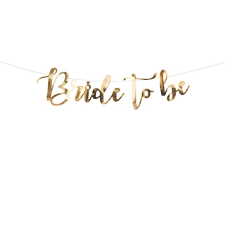 Bride To Be Girlang Guld
