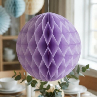 Honeycomb Dekoration Lila