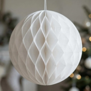Honeycomb Pappersklot Vit