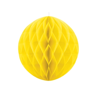 Honeycomb Pappersboll Mörkgul