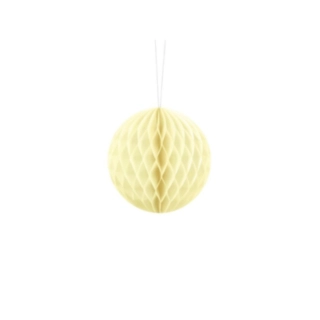 Honeycomb Pappersboll Gräddvit
