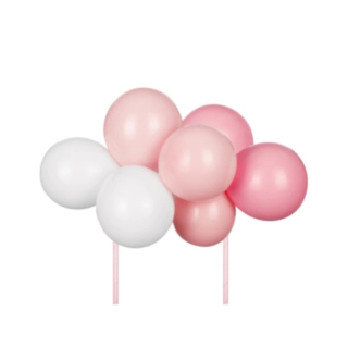 Ballong Tårttopper Rosa