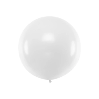 Stor Rund Ballong Vit
