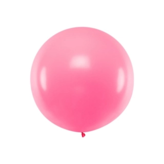 Stor Rund Ballong Rosa