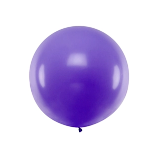 Jätteballong Pastell Lila