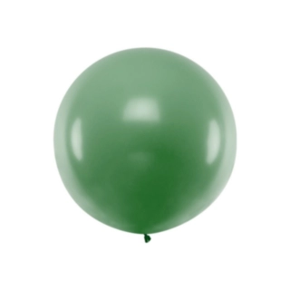 Stor Rund Ballong Mörkgrön