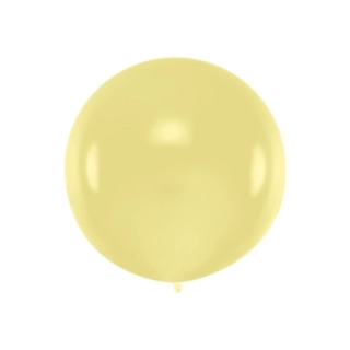 Stor Rund Ballong Gul