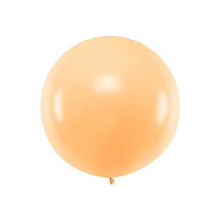 Jätteballong Pastell Persika