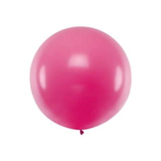 Stor Rund Ballong Rosa