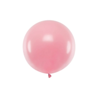 Stor Rund Ballong Pastell Rosa