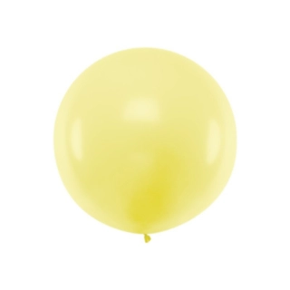 Stor Rund Ballong Gul
