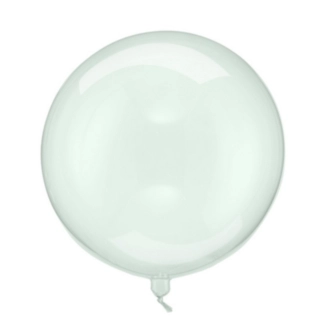 Transparent Klotrund Ballong Grön
