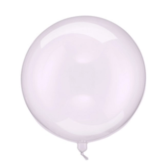 Transparent Klotrund Ballong Lila