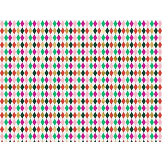 Harlekin Presentpapper Grön