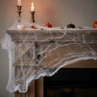 Halloween Spindelnät Med Spindlar 200 g