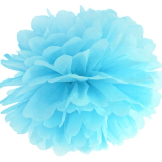 Pompom Ljusblå