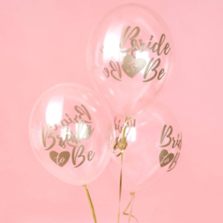 Bride To Be Ballonger Guld