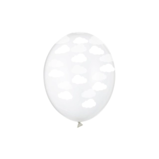 Moln Latexballonger Transparent