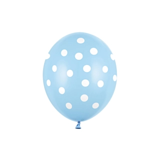 Prickiga Ballonger Ljusblå