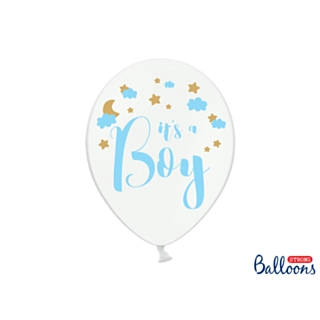 It's A Boy Ballonger Ljusblå