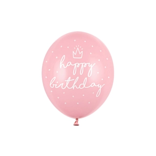 Happy Birthday Ballonger Rosa