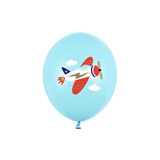 Flygplan Ballonger Ljusblå