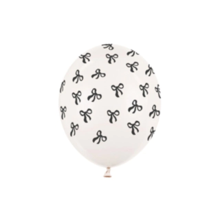 Rosett Latexballonger Vit/Svart