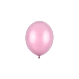 Små Ballonger Metallic Candy Pink