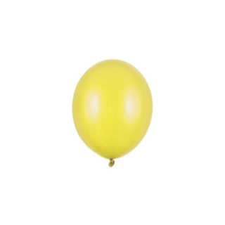 Små Ballonger Metallic Lemon Zest