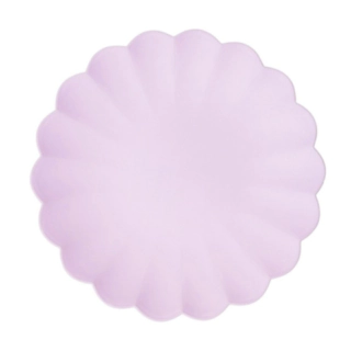 Pastell Plasttallrikar Lila