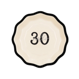 Hello 30 Rosett Papperstallrikar