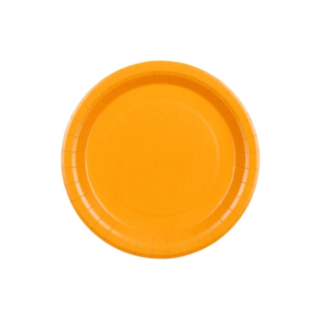 Papperstallrikar Ljusorange