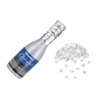 Champagne Konfettikanon Silver