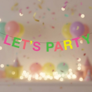 LET'S PARTY Girlang Neon