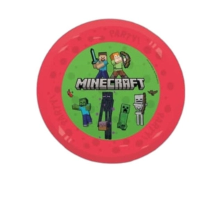 Minecraft® Återanvändbara Plasttallrikar