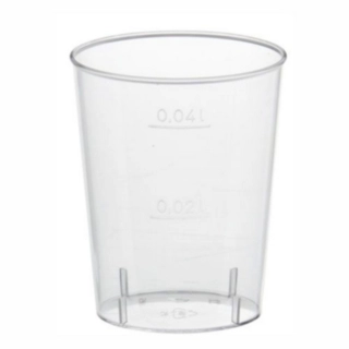 Plast Snapsglas