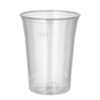Plastmuggar Genomskinlig