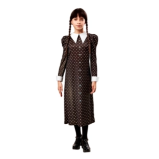 Wednesday Addams® Skoluniform Barndräkt