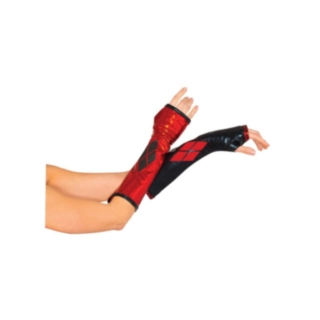 Harley Quinn® Fingerlösa Handskar