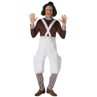 Kalle och Chokladfabriken® Oompa Loompa Peruk Grön