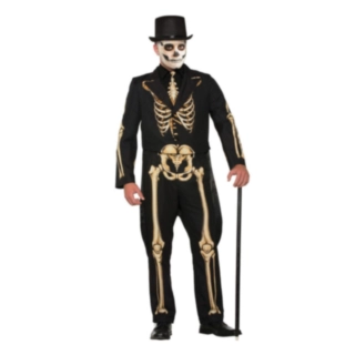Skelett Gentleman Maskeraddräkt
