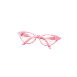 50-tal Cat Eye Rosa Glasögon