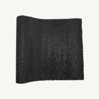 Glitter Bordslöpare Svart